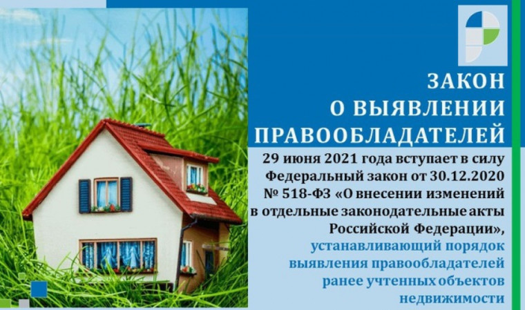 Информация о проведении работ по выявлению правообладателей ранее учтенных объектов недвижимости. Информация о проведении работ по выявлению правообладателей ранее учтенных объектов недвижимости.